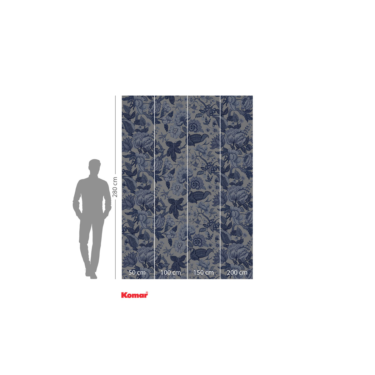 Komar  Vlies Fototapete Bleuet 200x280 cm Bild 3