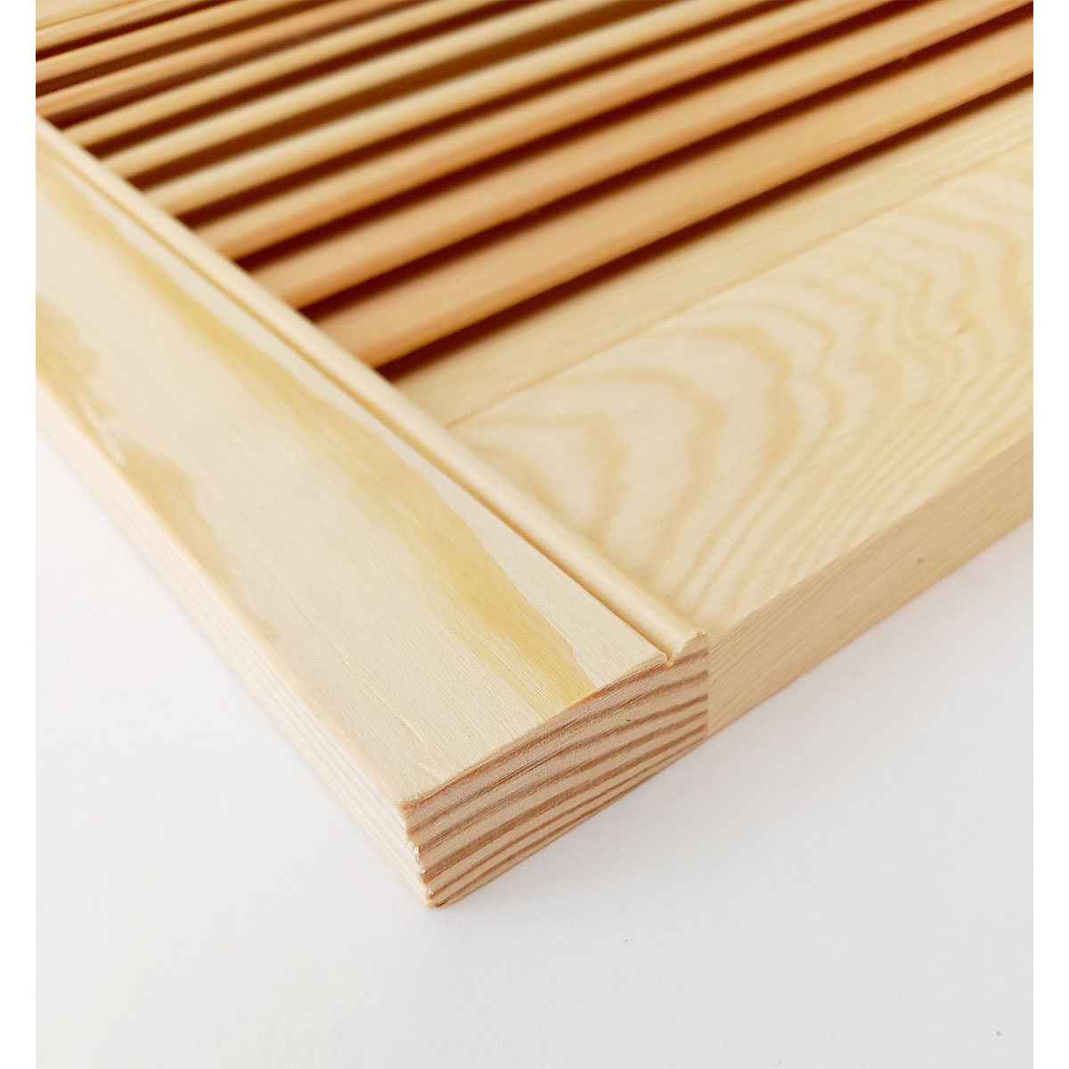 Lamellentür Kiefer natur 61,5 x 59,4 x 2 cm Bild 3