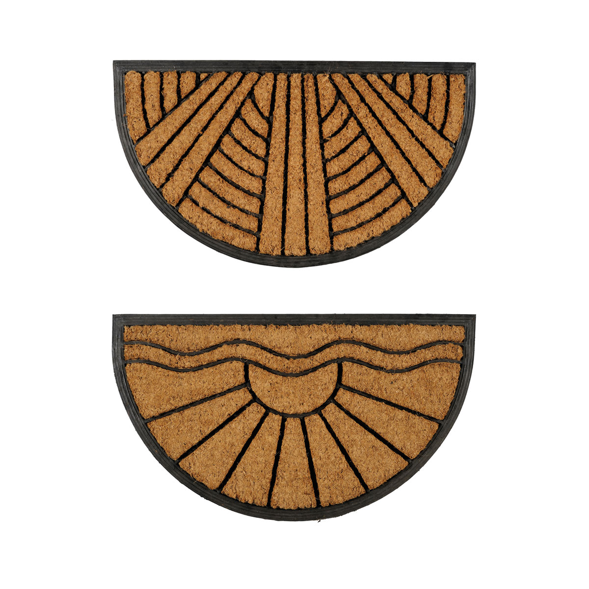 Fussmatte Massimo 40x70cm halbrund