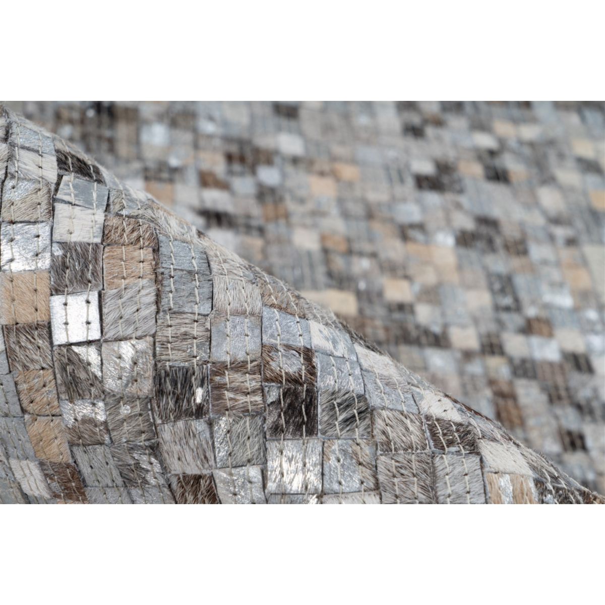 Lederteppich „Finish 100“, grau/silber Bild 6