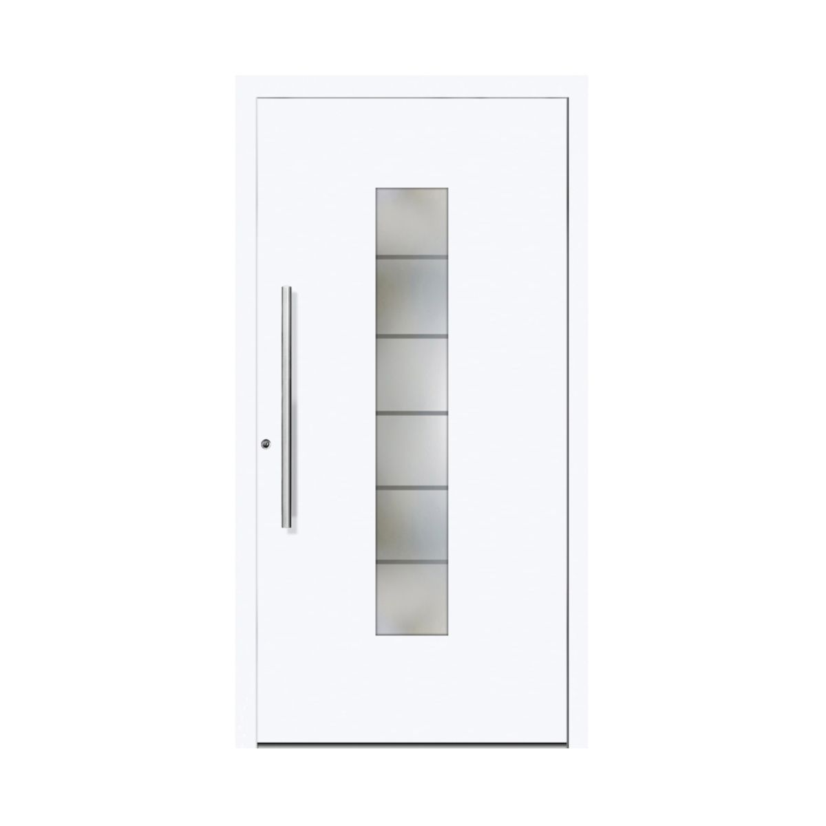 Schüco Aluminium Haustür 108 Lucca Excellent 1000 x 2000 mm RAL9016 DL