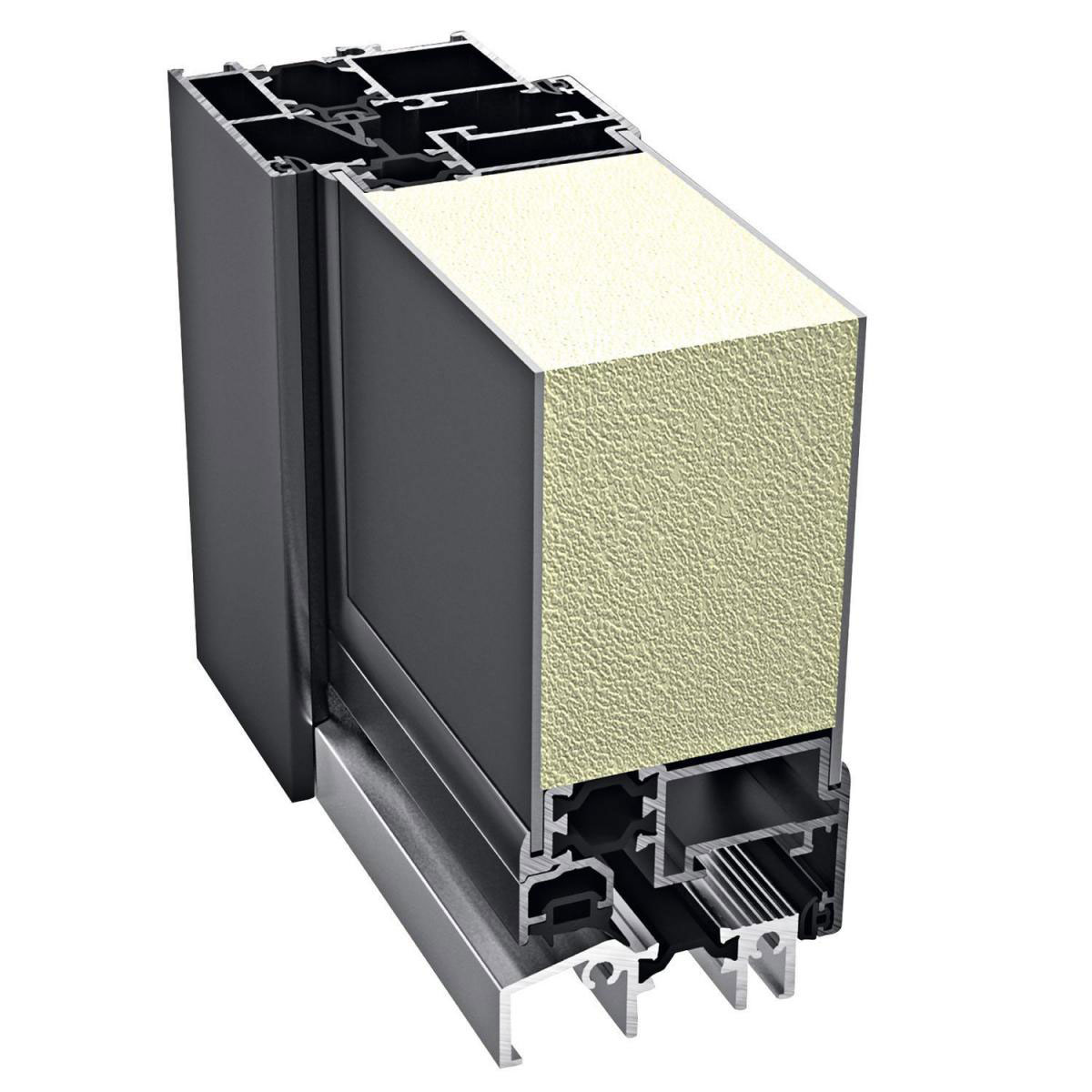 Aluminium Sicherheits-Haustür Turin Superior 60 mm anthrazit 100 x 210 cm Anschlag links inkl Griffset Bild 4