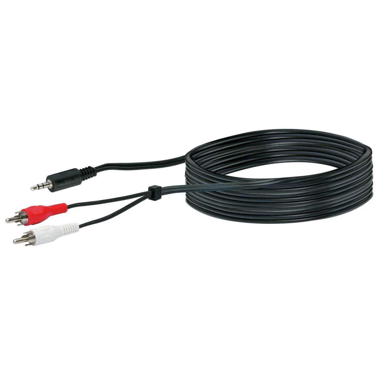 Schwaiger A-Audio-Y-Adapterkabel Stereo 5m