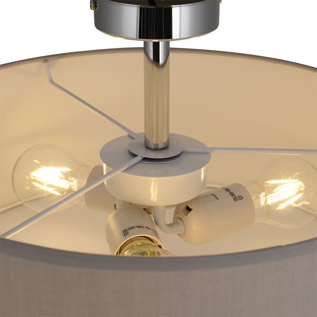 näve  Deckenleuchte New York grau Textil Bild 6