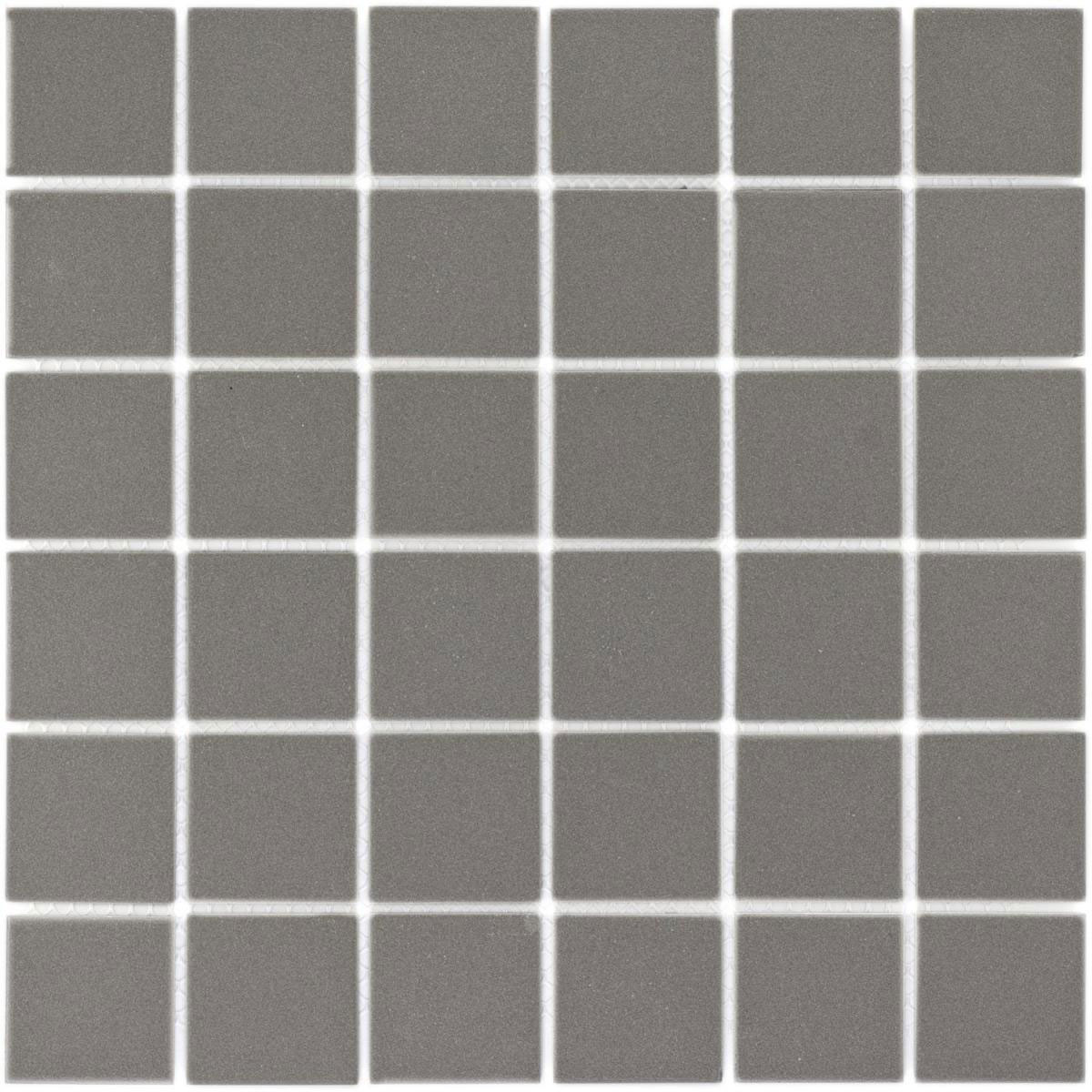 Mosaik Dunkelgrau Feinsteinzeug 30,2 x 30,2 x 0,5 cm