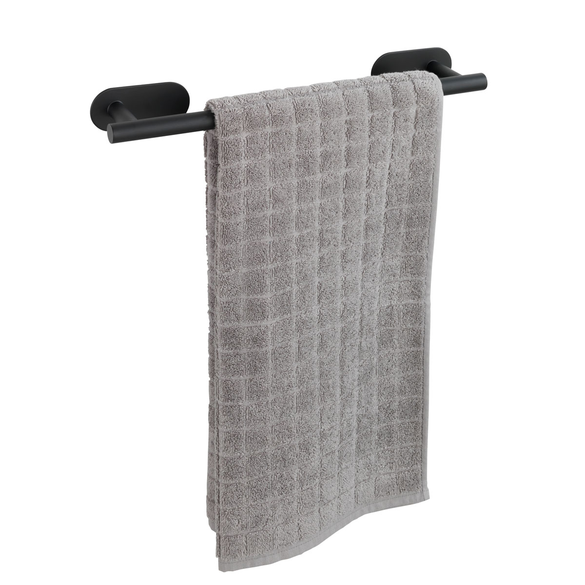 Wenko  Turbo-Loc Edelstahl Badetuchstange Orea Black Matt Handtuchhalter Befestigen ohne bohren Bild 7