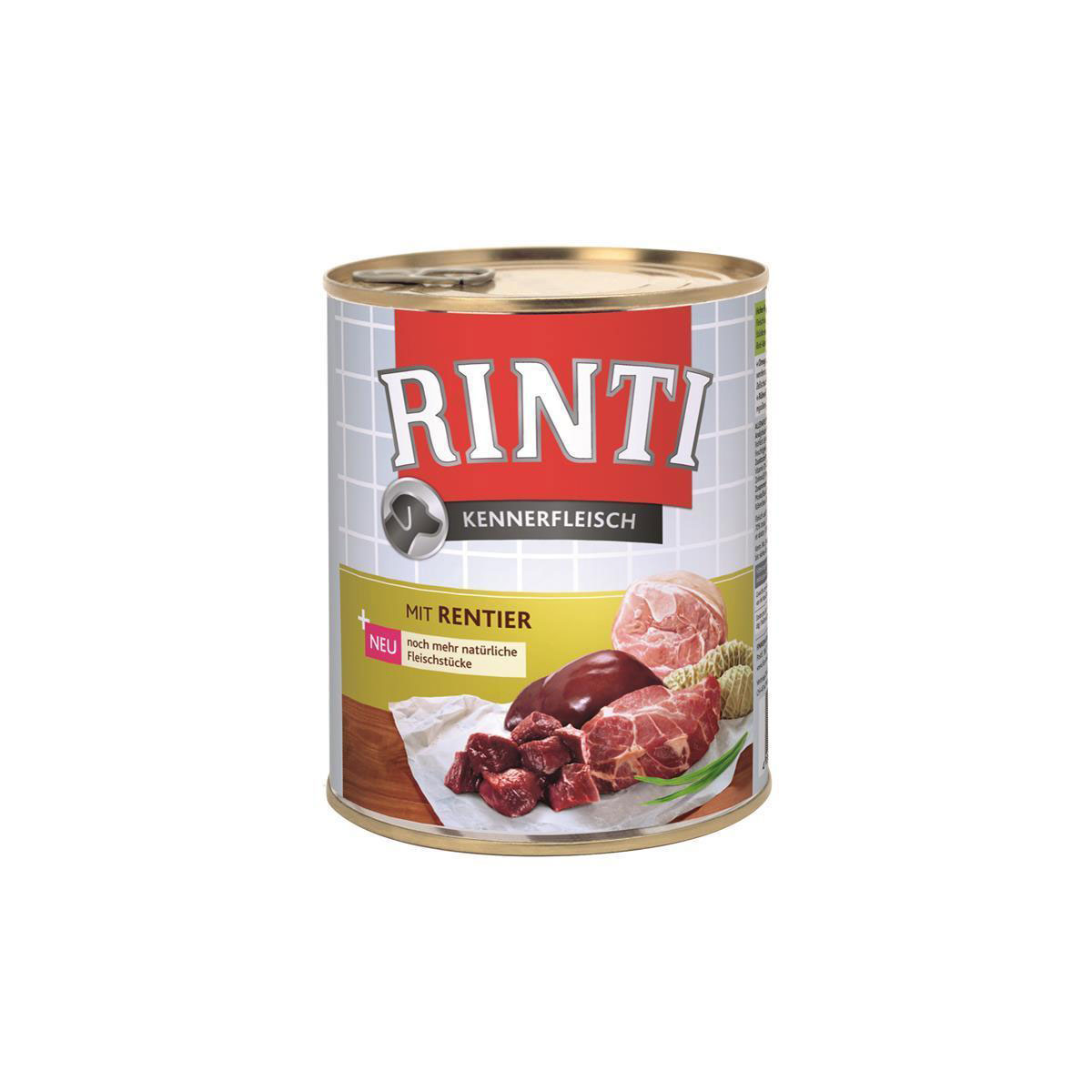Rinti  Dose Kennerfleisch Rentier 800g Bild 2