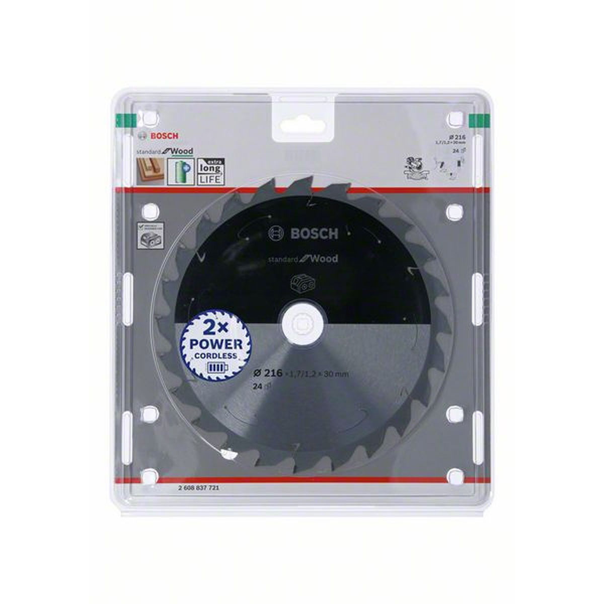 Bosch  Kreissägeblatt Holz 216 mm 24 Zähne Bild 1