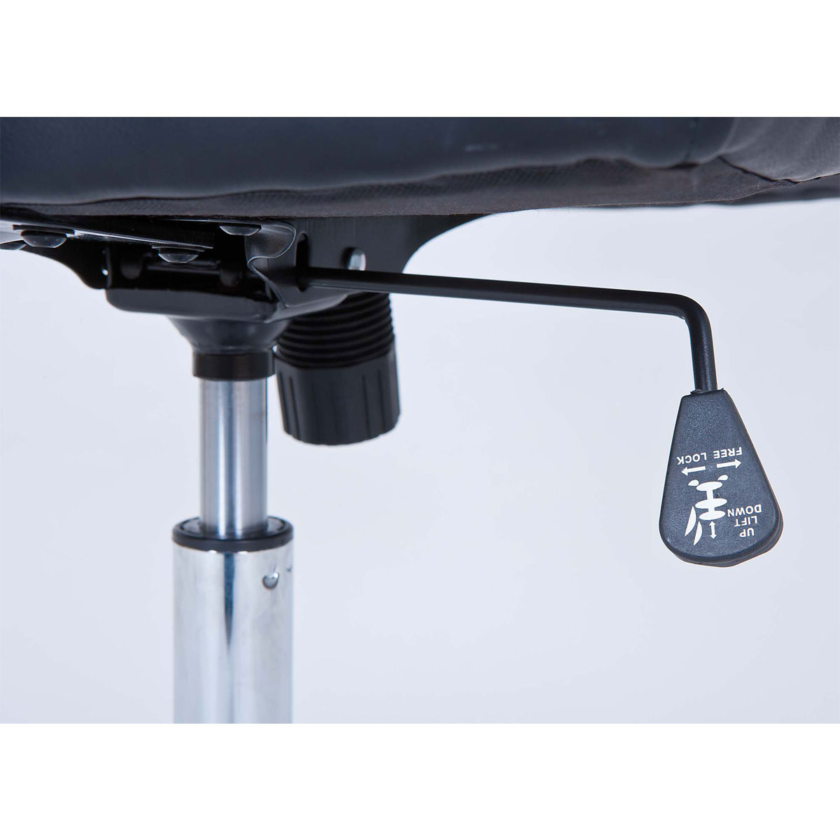 Inter Link Drehstuhl „Grosseto“, schwarz chrom, 62x125x67 cm Bild 8