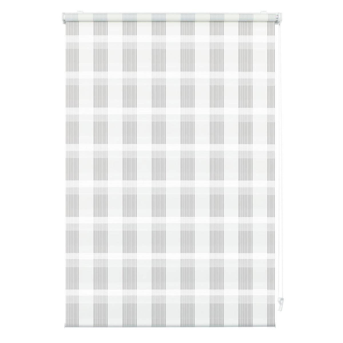 Gardinia EasyFix Rollo Karo 100 x 150 cm weiß Bild 2