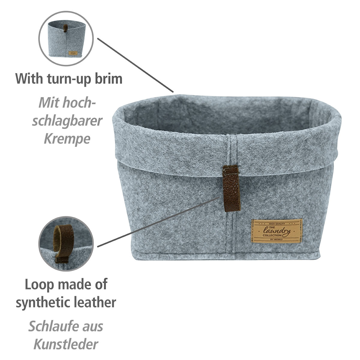 Wenko Filz-Korb Feli S Bild 2