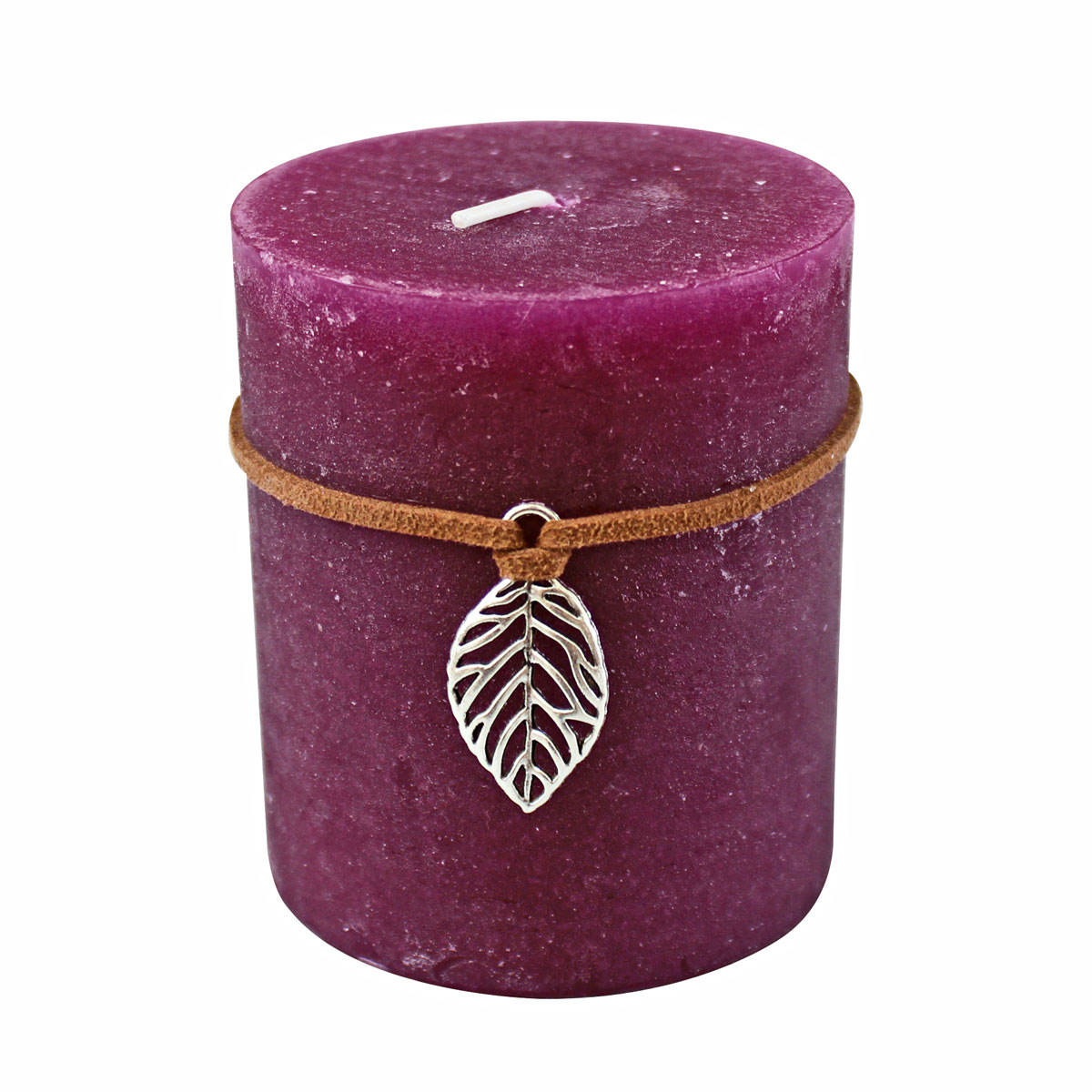 Ambientis Stumpenkerze purple 8 x 6,8 cm