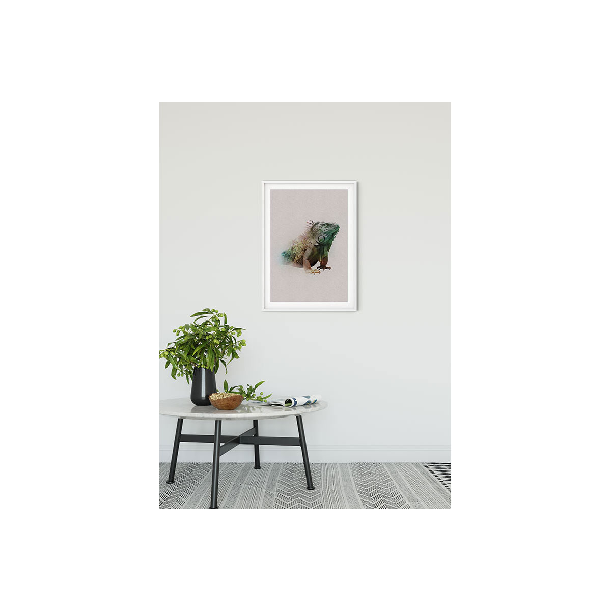 Komar  Wandbild Animals Paradise Iguana 30x40 cm