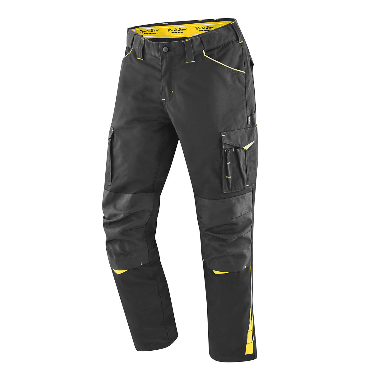 Terrax Workwear Herren-Arbeitshose schwarz/gelb Größe 48 Bild 1