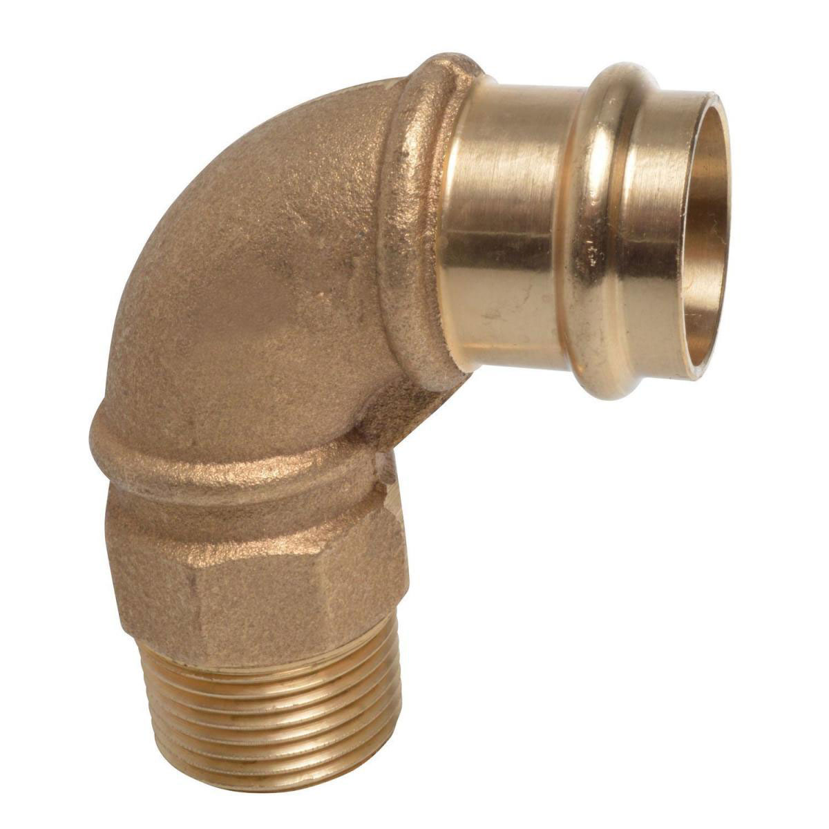 Kirchhoff Übergangswinkel Pressfitting für Kupfer15 mmx1/2AG C-Kontur Bild 1