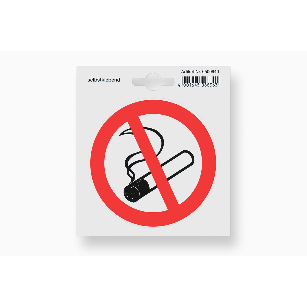 Metafranc Verbotsschild Rauchen Verboten Kunststoff rot