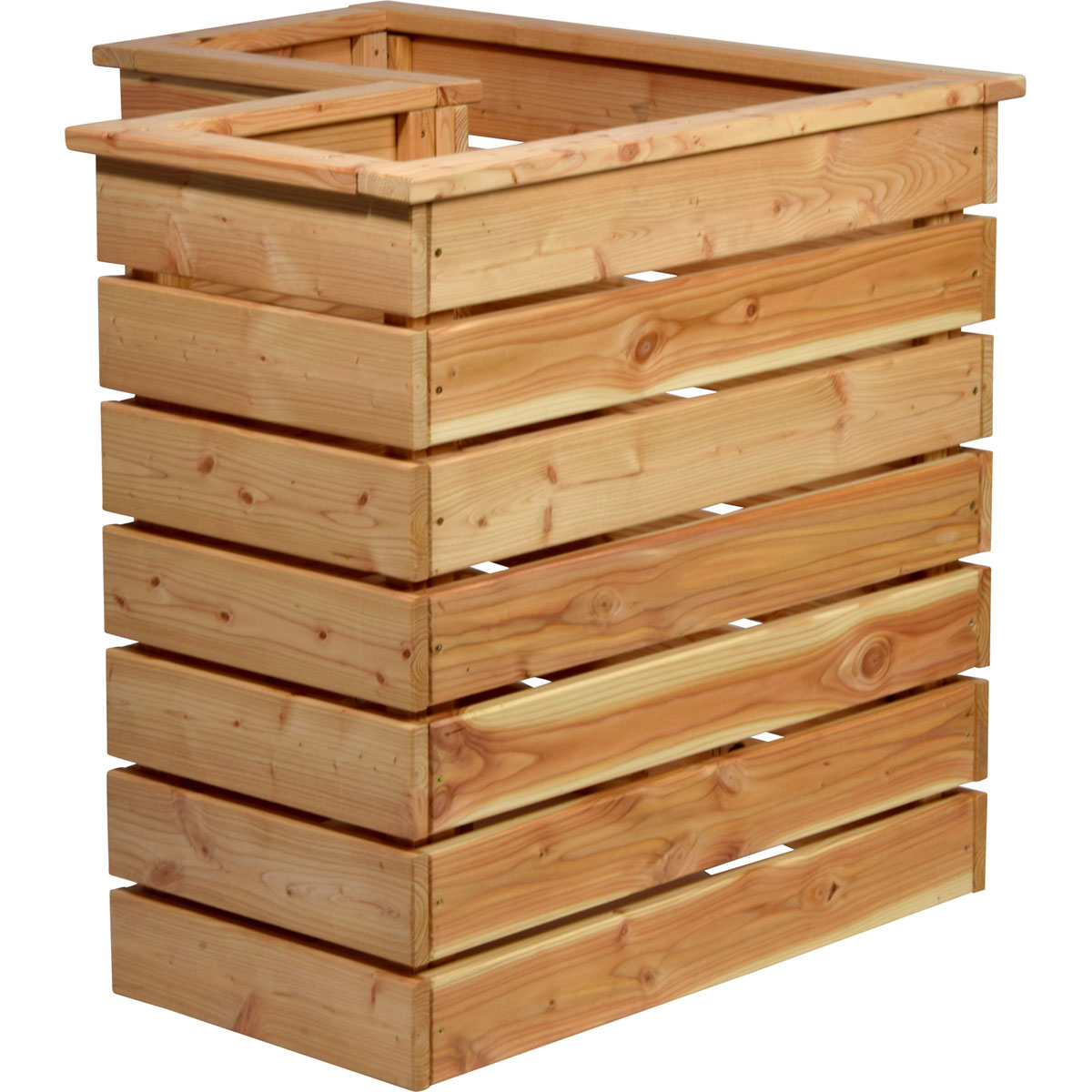 dobar Eck-Hochbeet 78 x 73 x 78 cm beige Bild 3