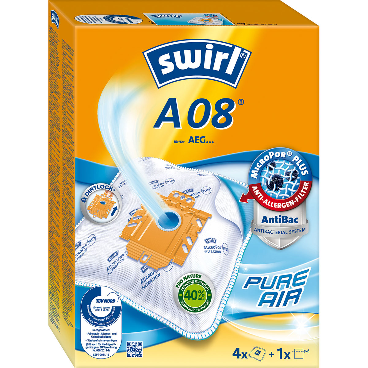 Staubsauger-Beutel A 08 / A 09 EcoPor