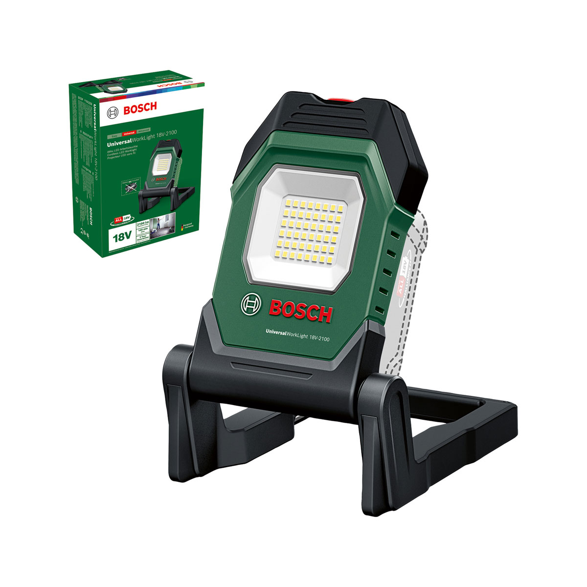 Bosch Akku-LED-Arbeitsleuchte UniversalWorkLight 18V Bild 2