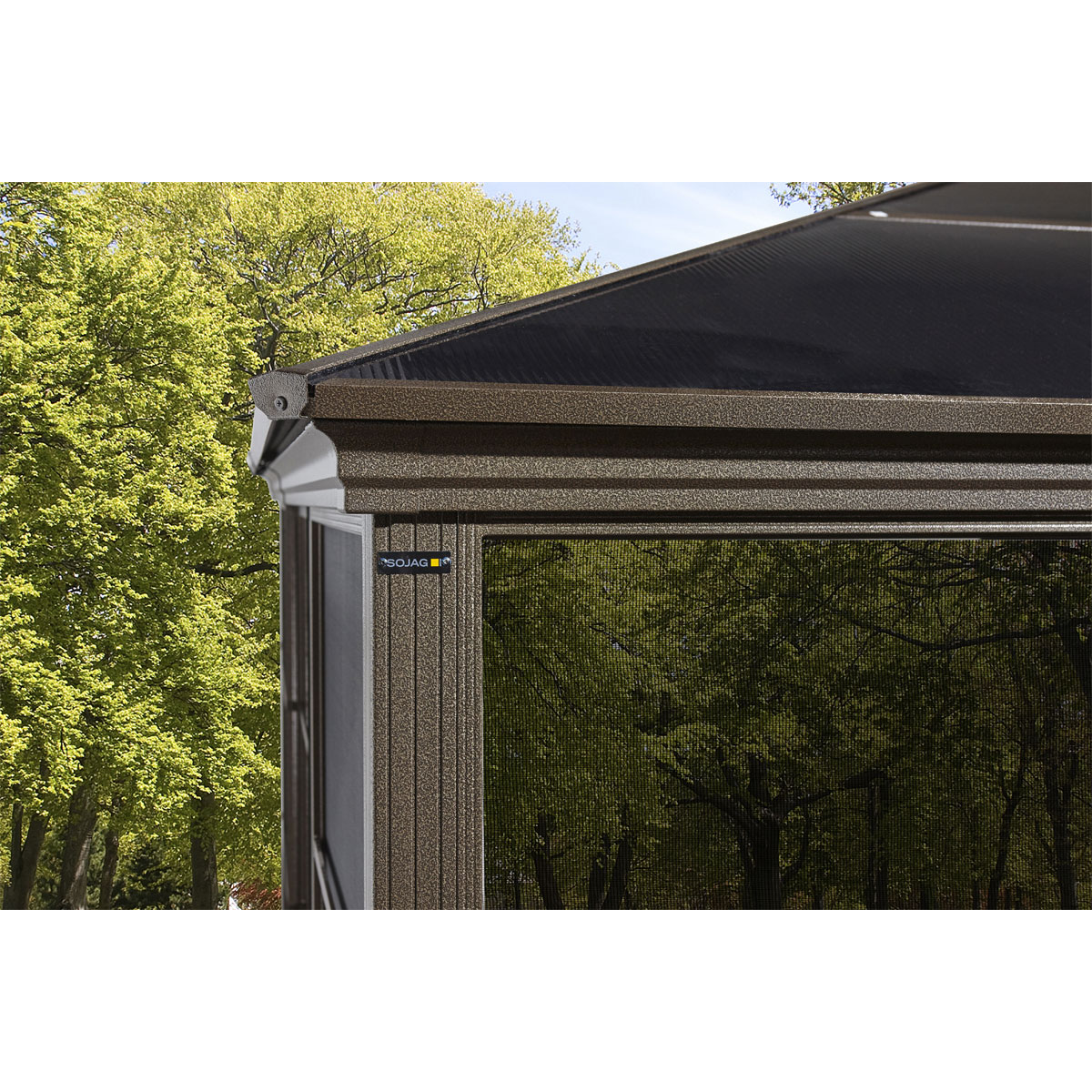 Sojag Pavillon Castel 1214 362,08x427,08x296,28cm Bronze Bild 5