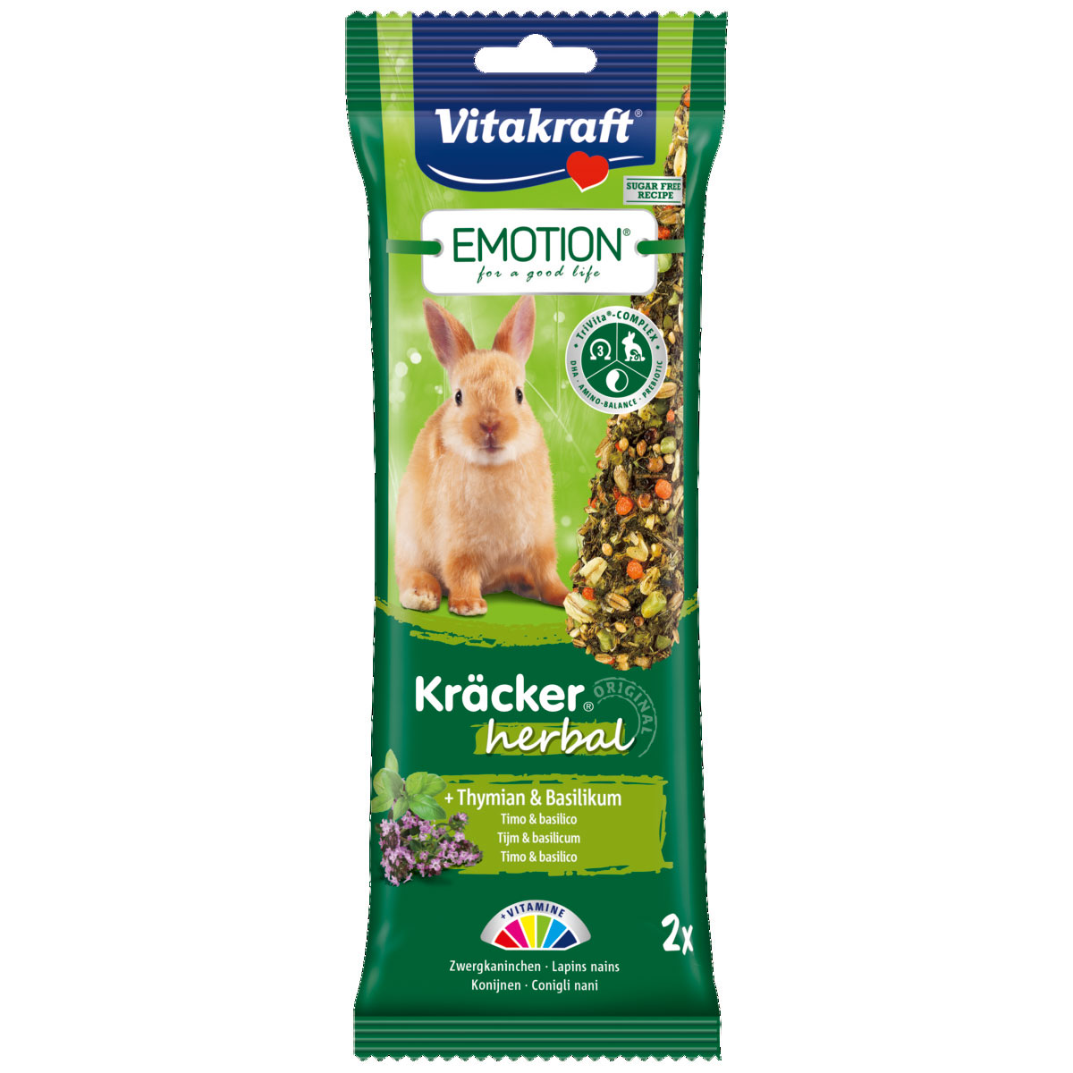 Vitakraft  Emotion Kräcker Herbal 2 Stück