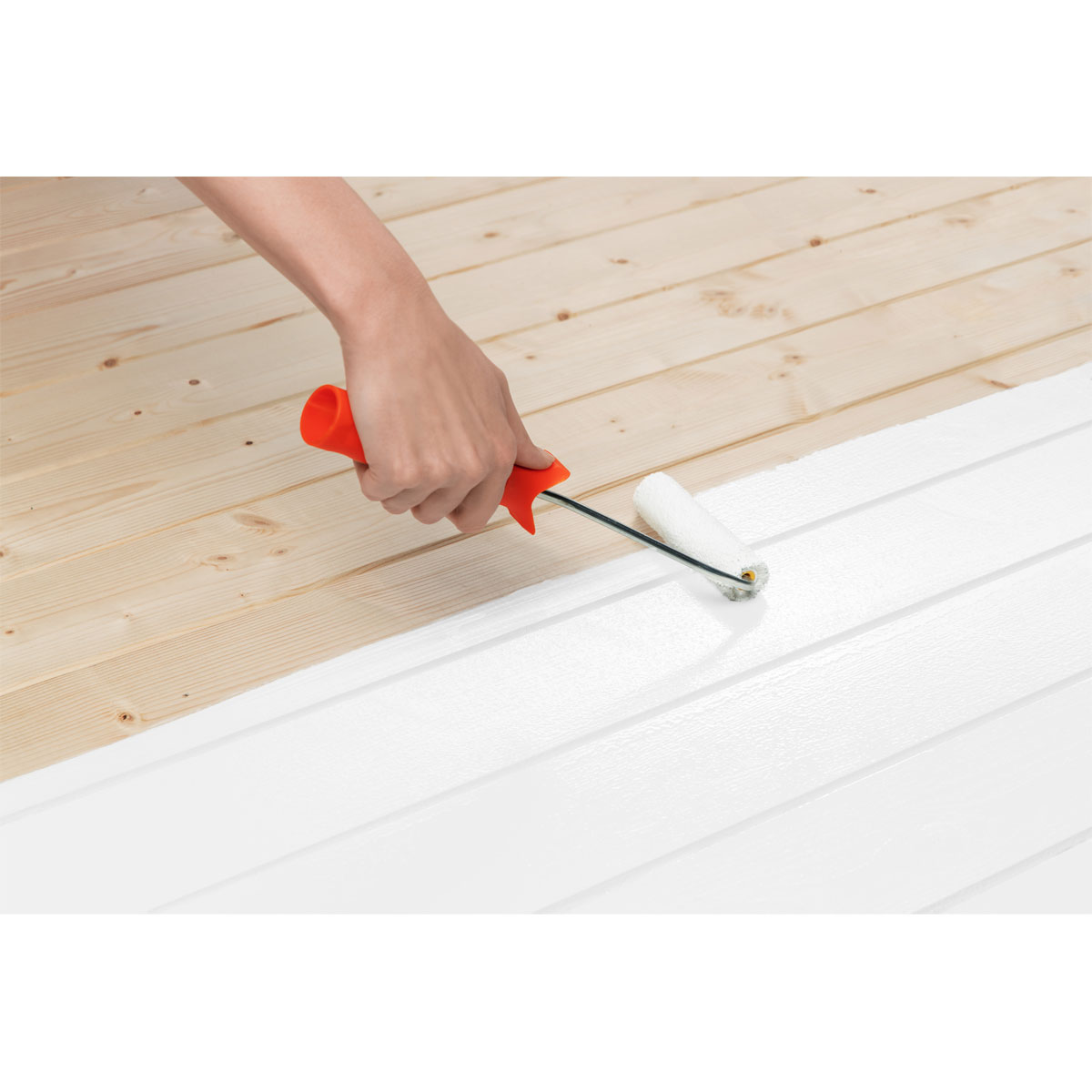 Schöner Wohnen Farbe pep up Holzfußböden und -treppen Lack weiß 1 L Bild 2