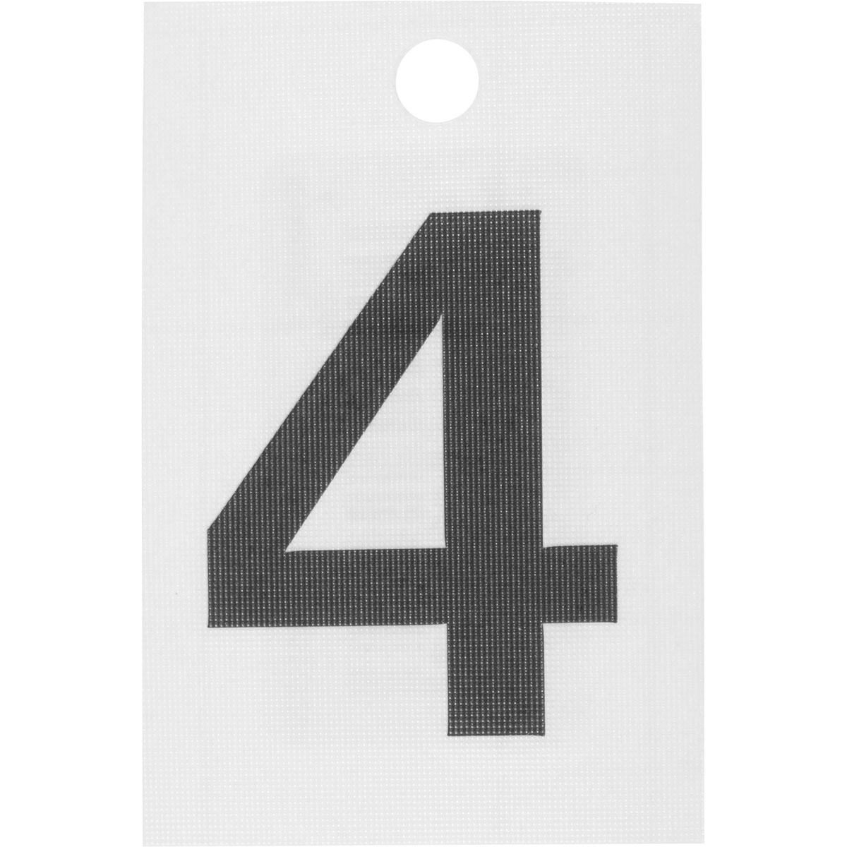 Metafranc Klebbeziffer 4 3,5 cm schwarz