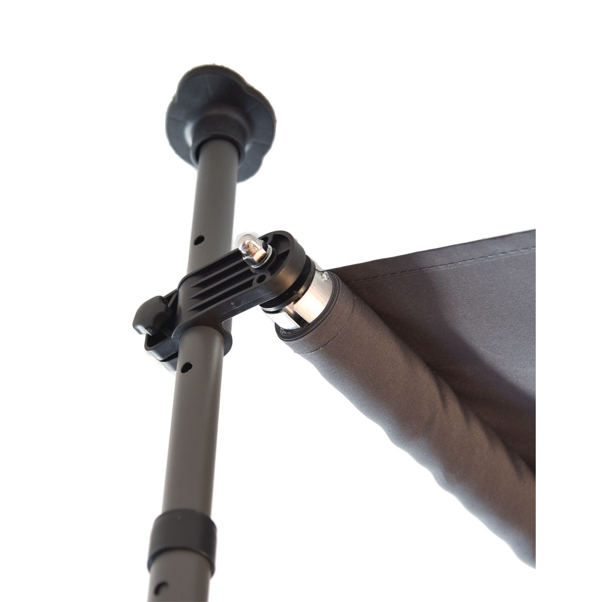 Klemmmarkise 300x120x300 cm grau Bild 3