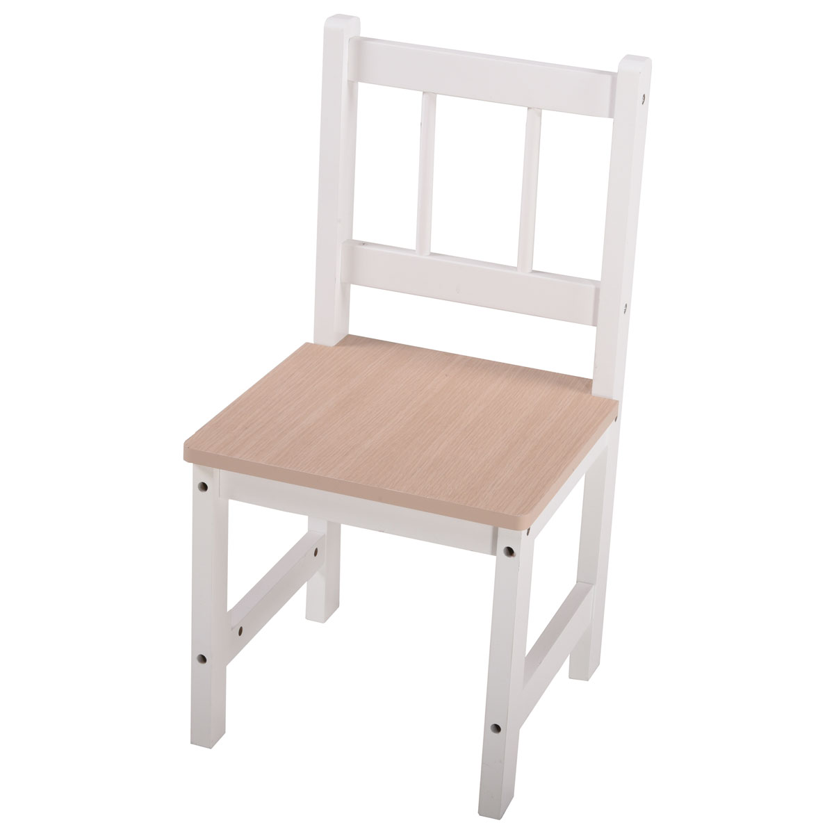 Kindertischgruppe Visby weiß/natur Bild 3