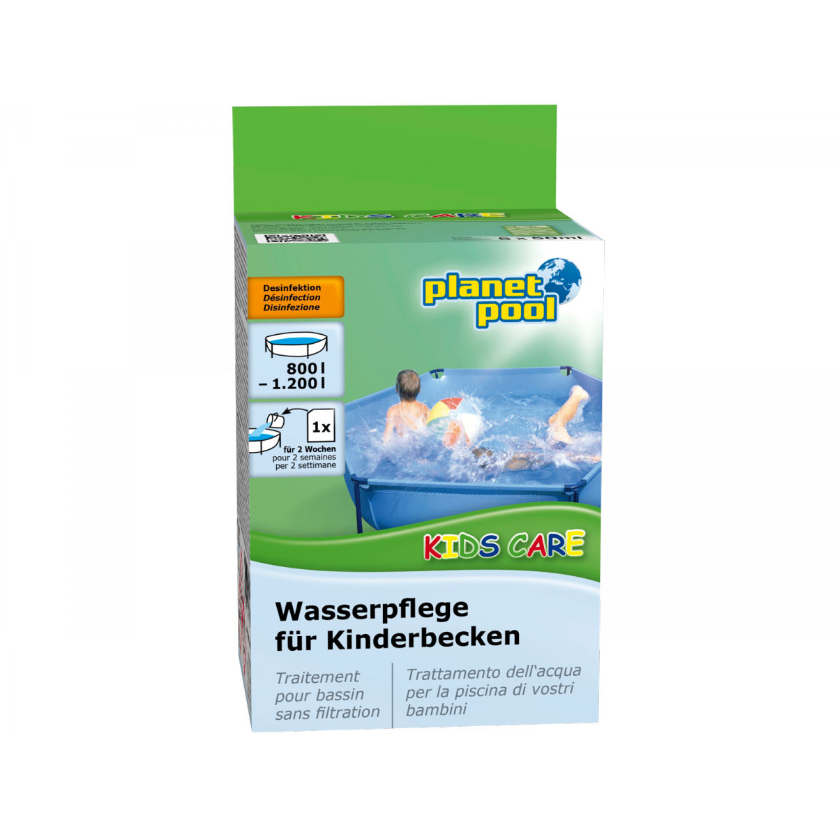 Desinfektion für Kinderpools Kids Care 5 x 50ml