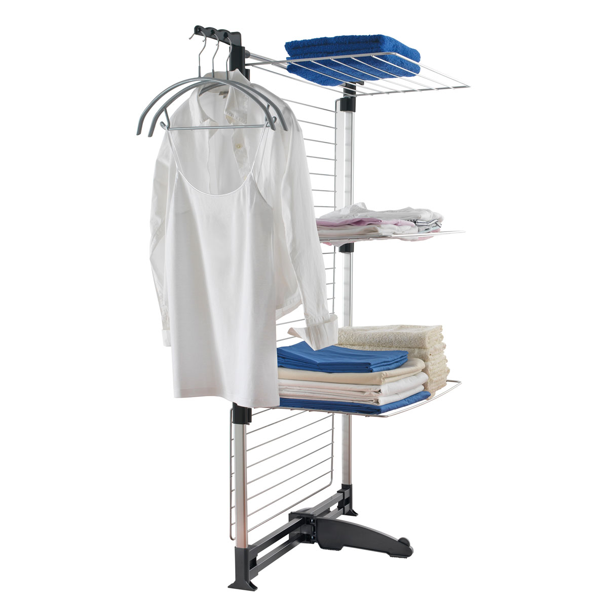 Metaltex Turm-Wäschetrockner Ciclone Vario 78 x 137 x 68 cm silber Bild 6