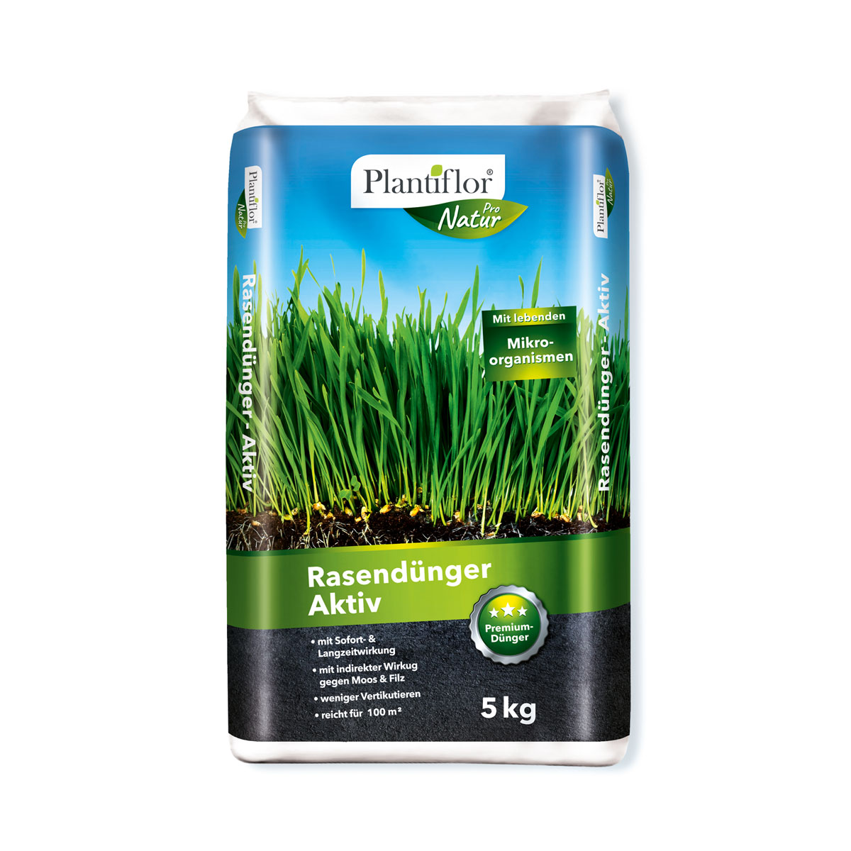 Plantiflor Rasendünger Aktiv 5 L