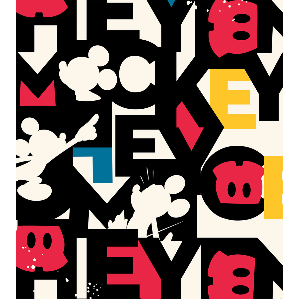 Komar  Vlies Fototapete Mickey Mixup 250x280 cm Bild 2