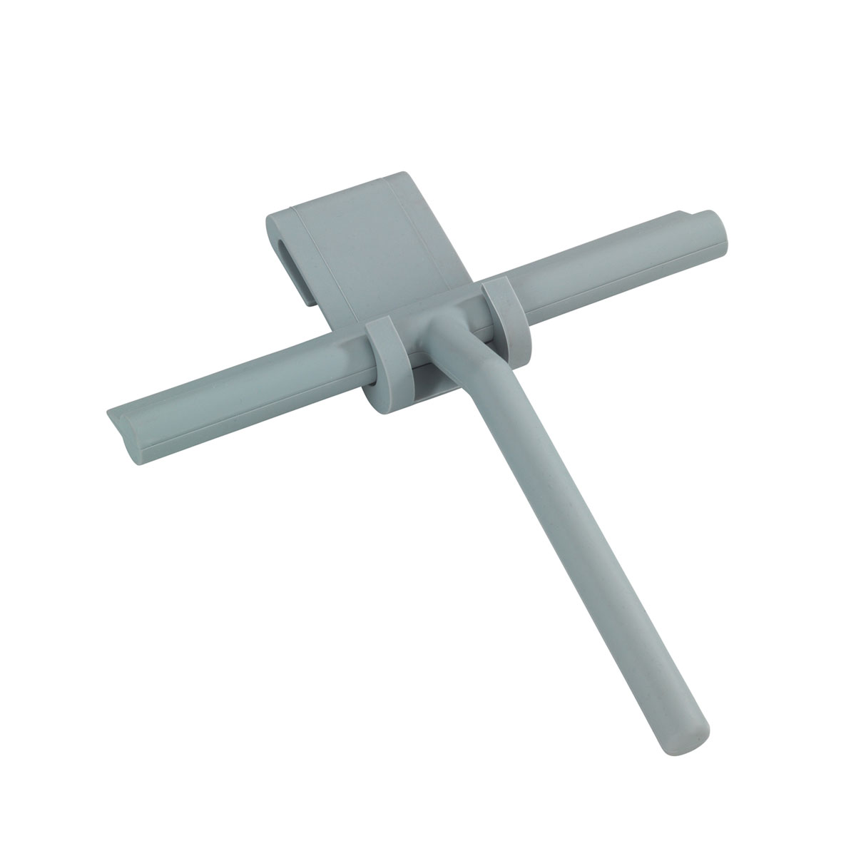 Wenko  Badezimmerwischer Silikon Mola Grau Bild 2