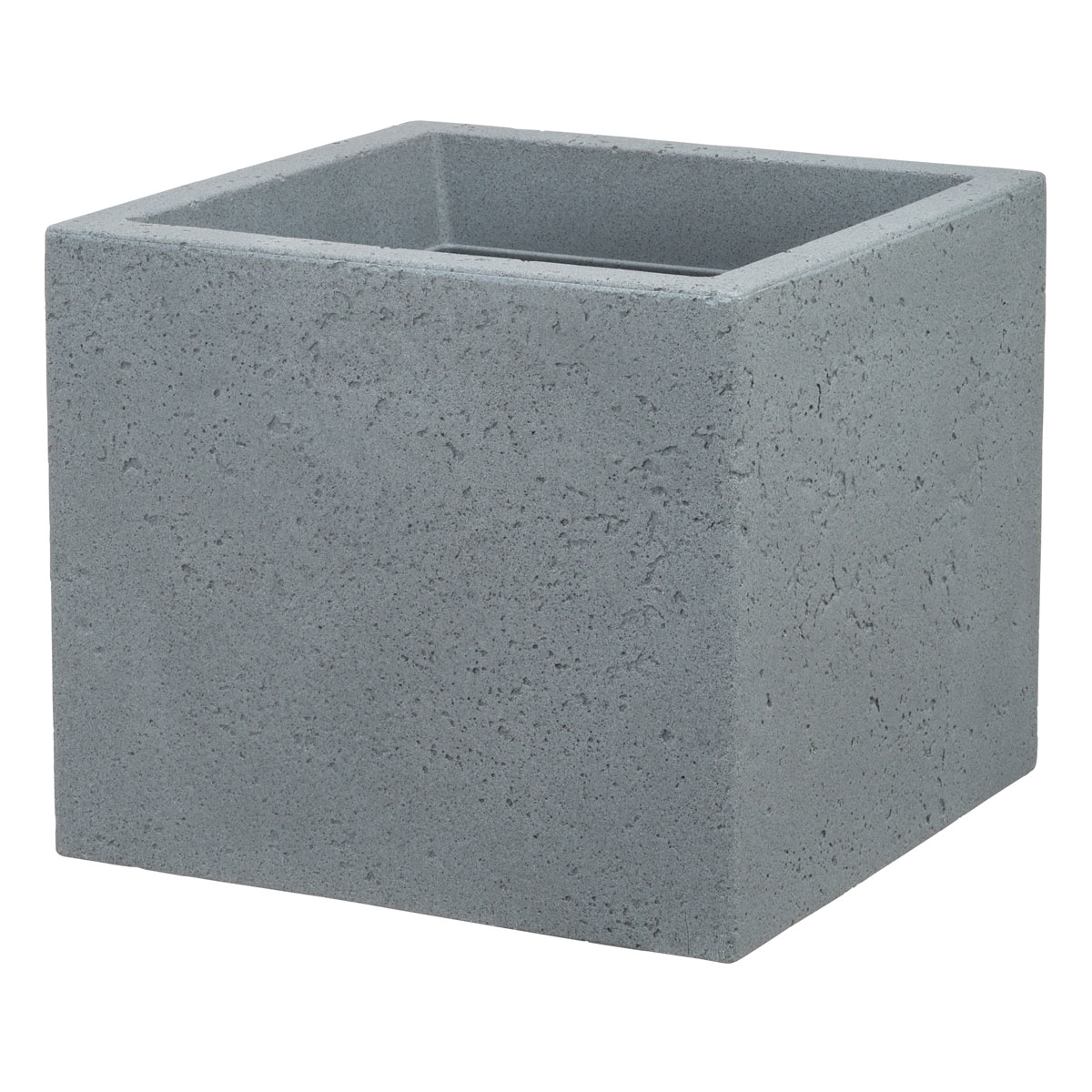 Scheurich Pflanzgefäß C-Cube 38 x 33 x 38 cm Stony Grey
