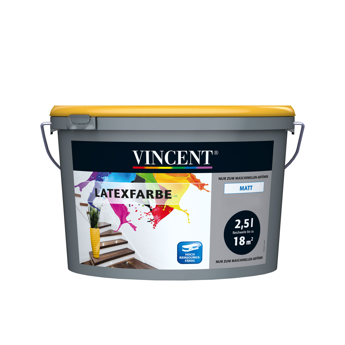 Vincent  Wandfarbe Latexfarbe MIX IT! matt 2,5 l Bild 1