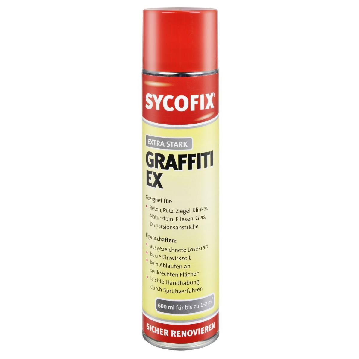 Sycofix Graffiti-Entferner Graffti Ex Sprayflasche extra stark 600 ml