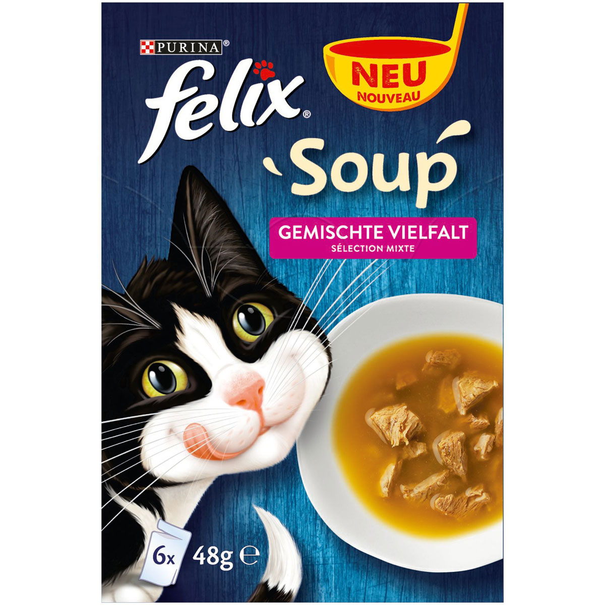 Felix  Soup gemischte Vielfalt 6 x 48g