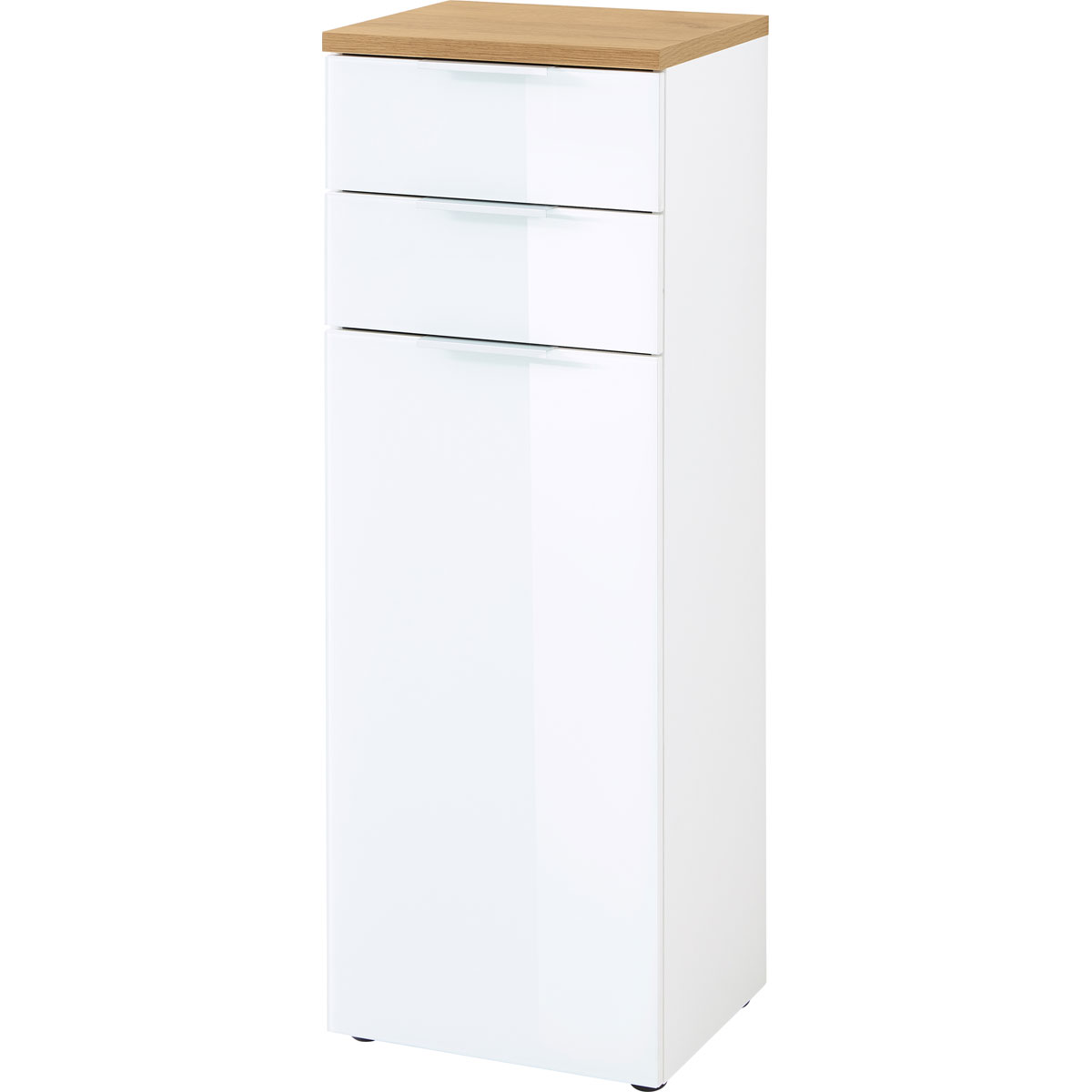 Schrank 39 x 112 x 34 cm Navarra-Eiche-Nachbildung Bild 1