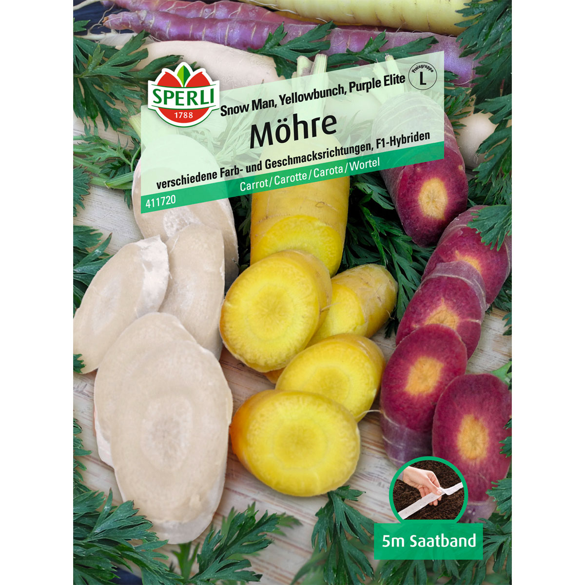 Sperli Möhren Sortiment 2 Saatband Version 2 Bild 1