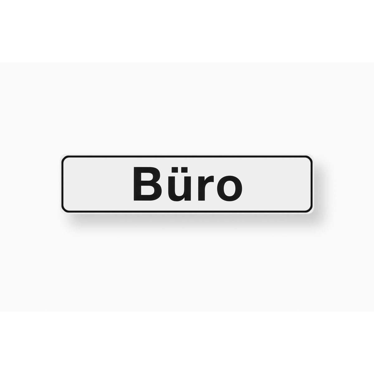 Metafranc Hinweisschild Büro Kunststoff weiß