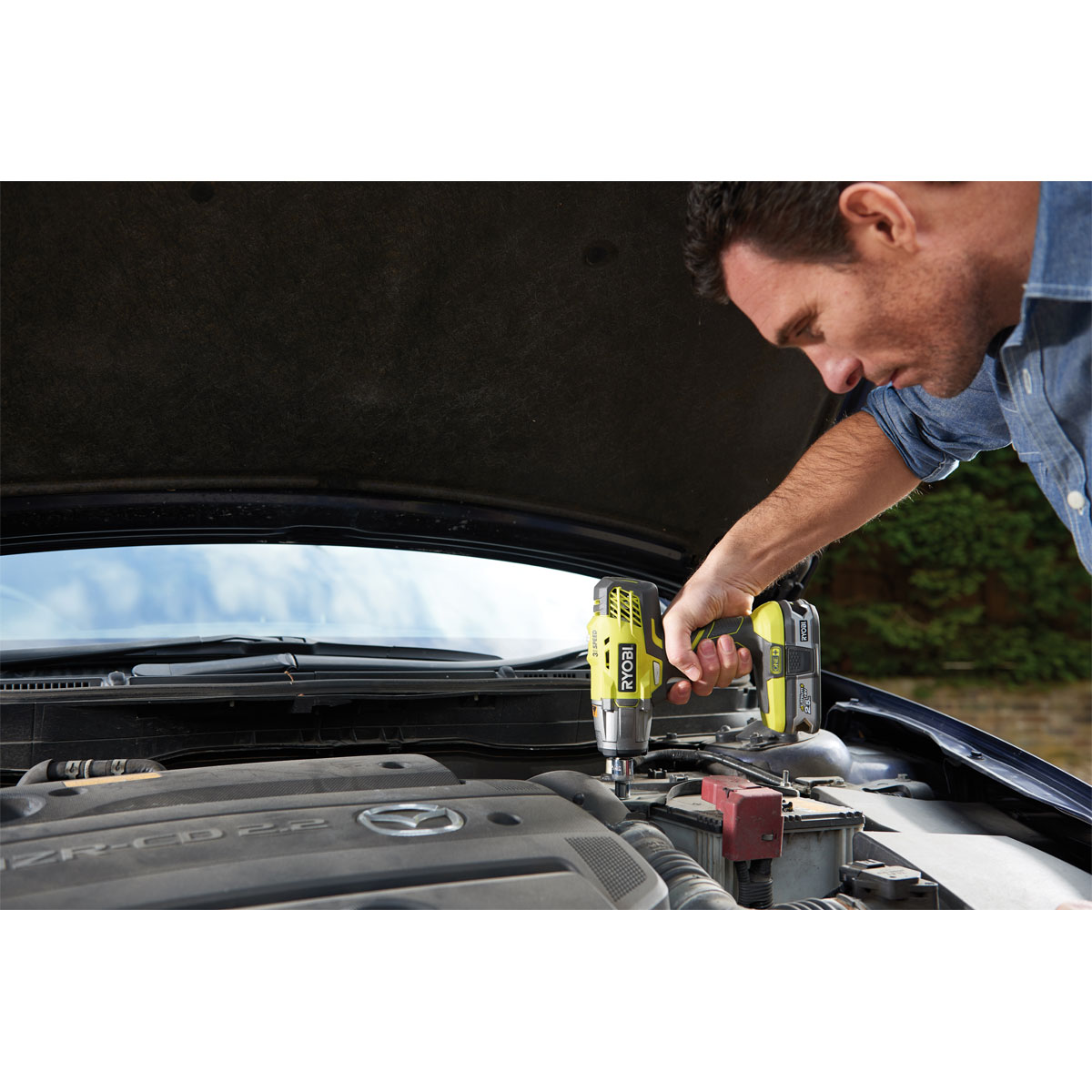 Ryobi  Akku-Schlagbohrschrauber R18IW3-0 ohne Akku und Ladegerät Bild 5