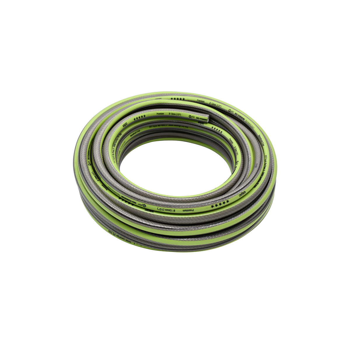 Wingart  NTSPlus Gartenschlauch Premium transparent hellgrün mit schwarzer Streife 1/2" 50 m Bild 3