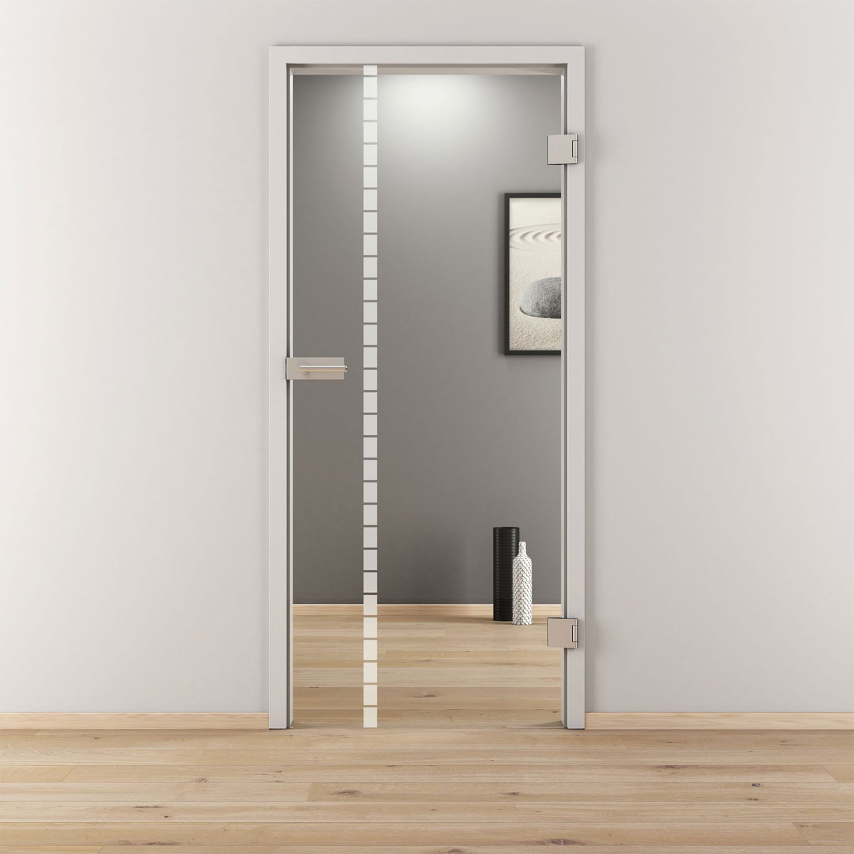 Novadoors Glasdrehtür NOVA 598 klar 70,9 x 197,2 cm Rechts Bild 2