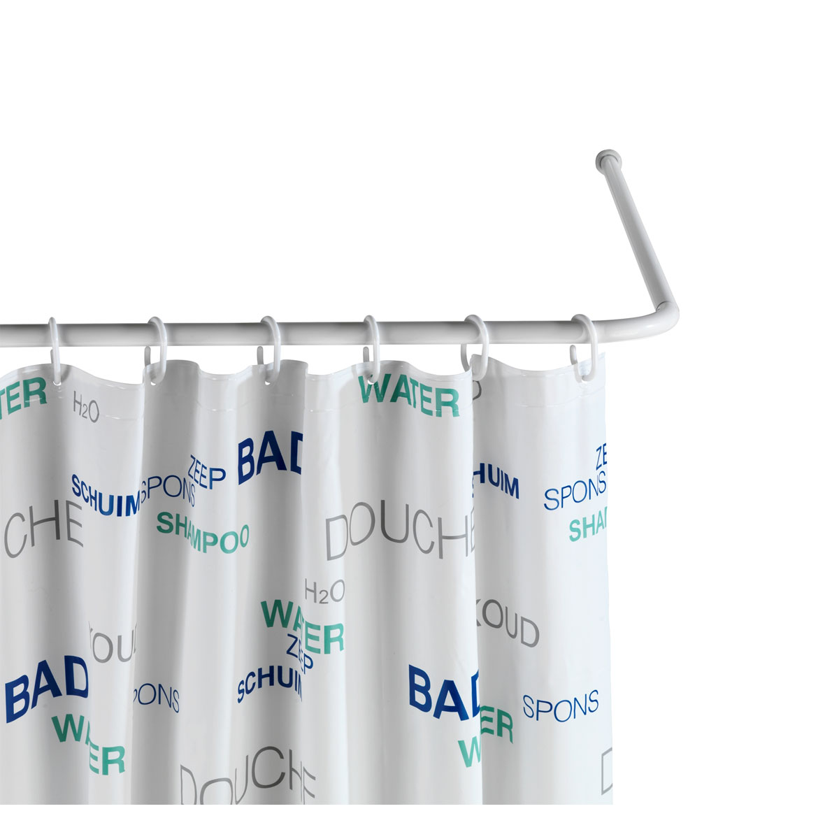 Wenko  Winkelstange Universal Weiß 20 mm