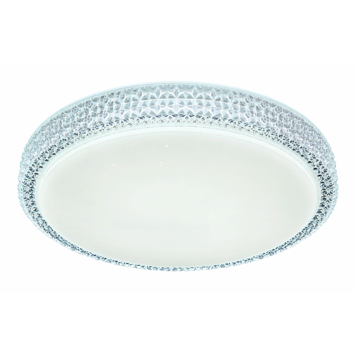 Flector LED-Deckenleuchte Clarice mit Kristallrand Bild 2
