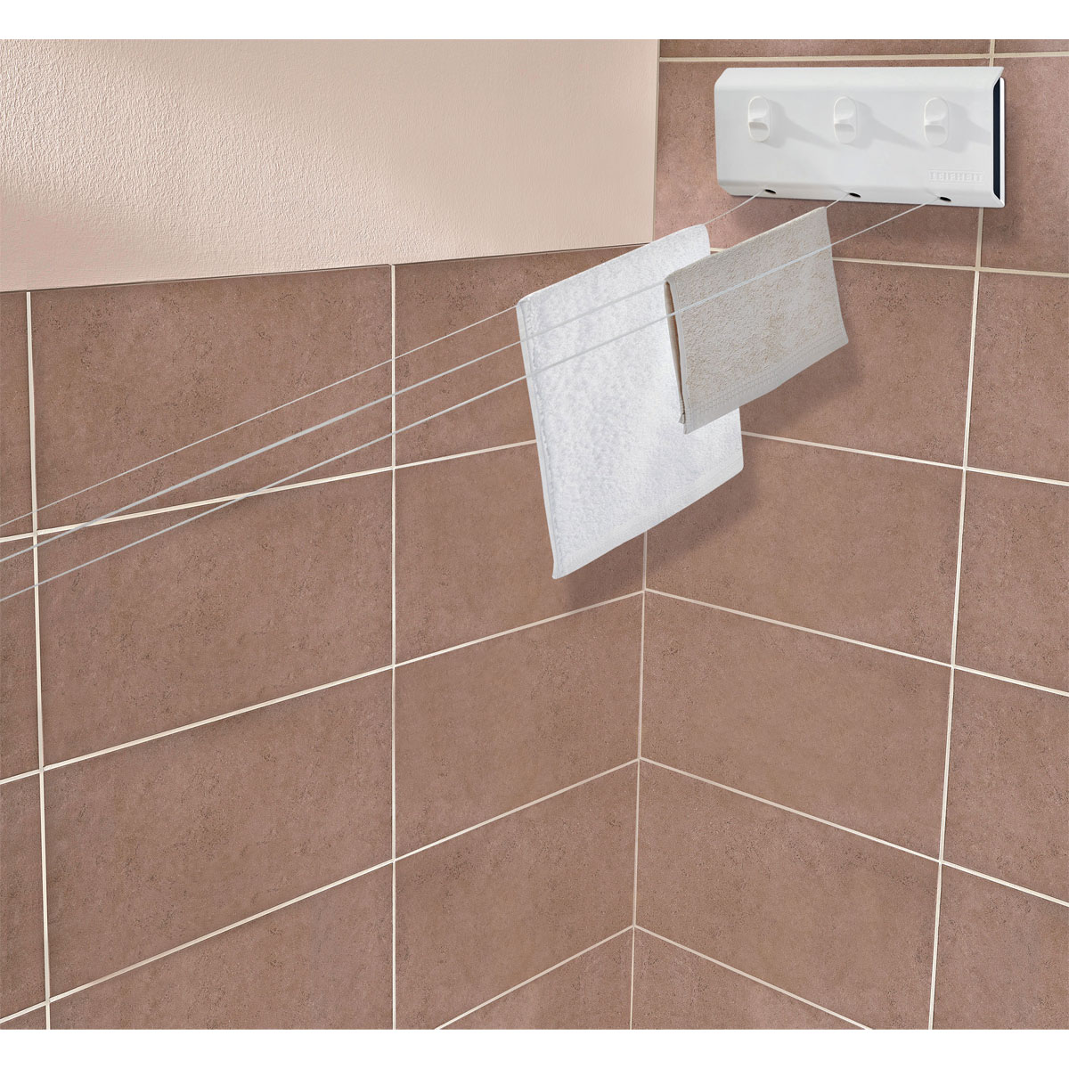 Leifheit Wandtrockner Rollfix 150 Triple Longline Bild 5