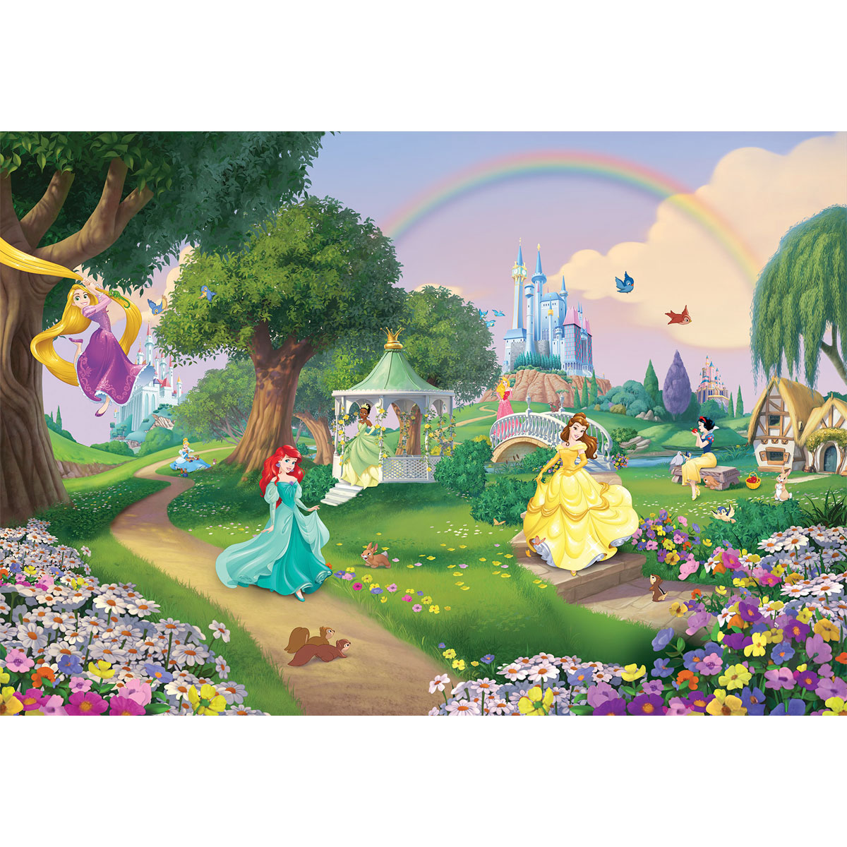 Komar  Papier Fototapete Disney Princess Rainbow 368x254 cm Bild 2