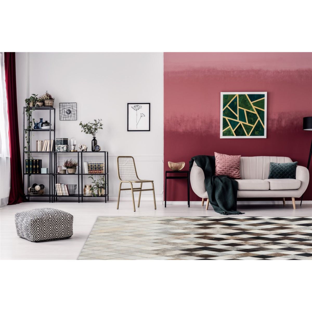 Lederteppich „Lavish 510“, grau Bild 5