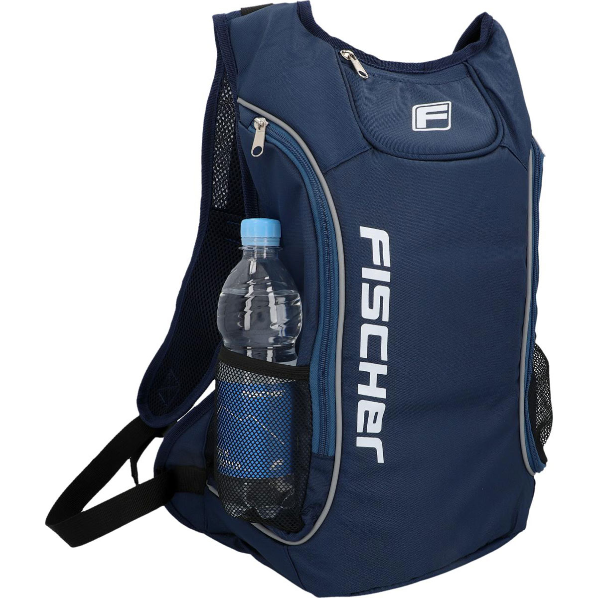 Fischer Bikes Rucksack mit Blinkfunktion blau Bild 4